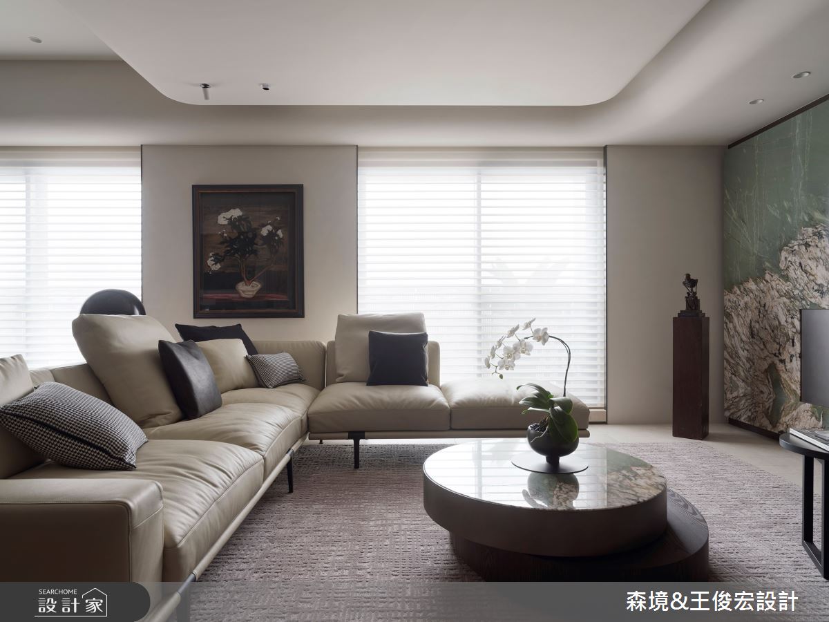 60坪新成屋(5年以下)＿現代風客廳案例圖片＿森境設計＿王俊宏_95之7
