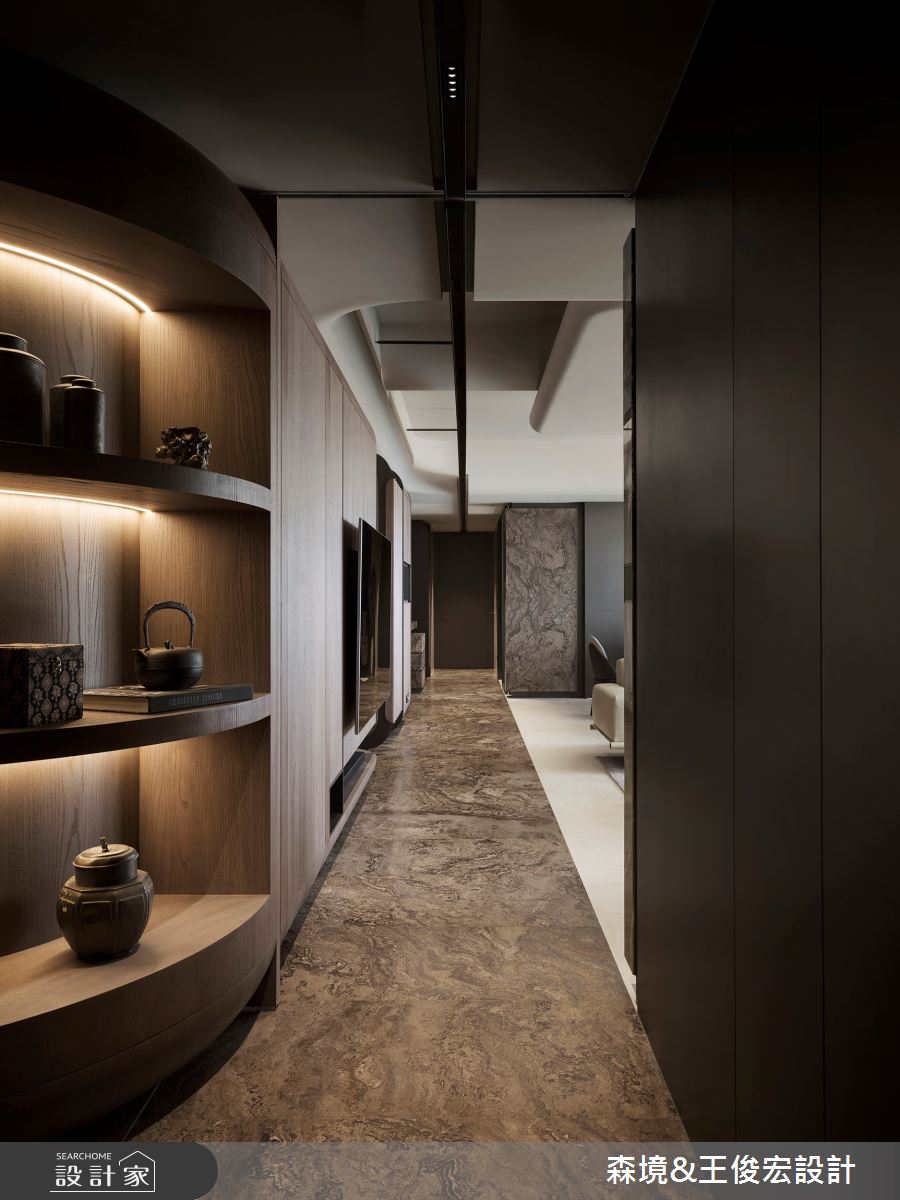 60坪新成屋(5年以下)＿現代風走廊案例圖片＿森境設計＿王俊宏_95之11