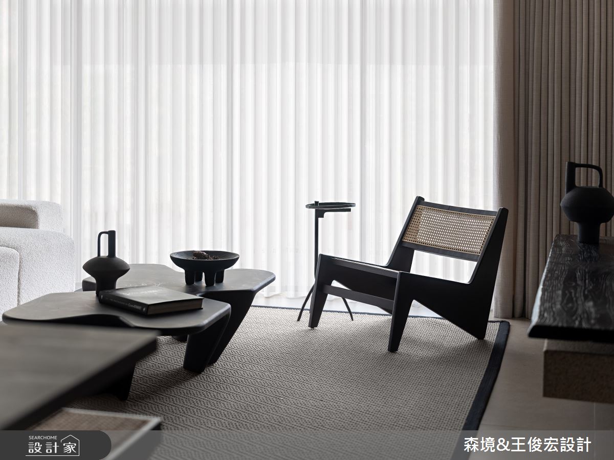 47坪新成屋(5年以下)＿侘寂風客廳案例圖片＿森境設計＿王俊宏_92之5