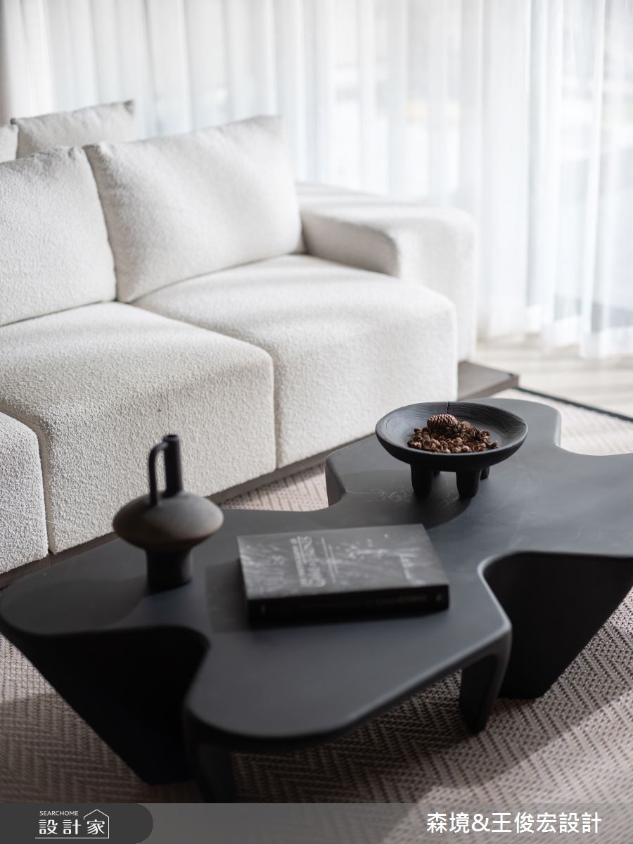 47坪新成屋(5年以下)＿侘寂風客廳案例圖片＿森境設計＿王俊宏_92之6