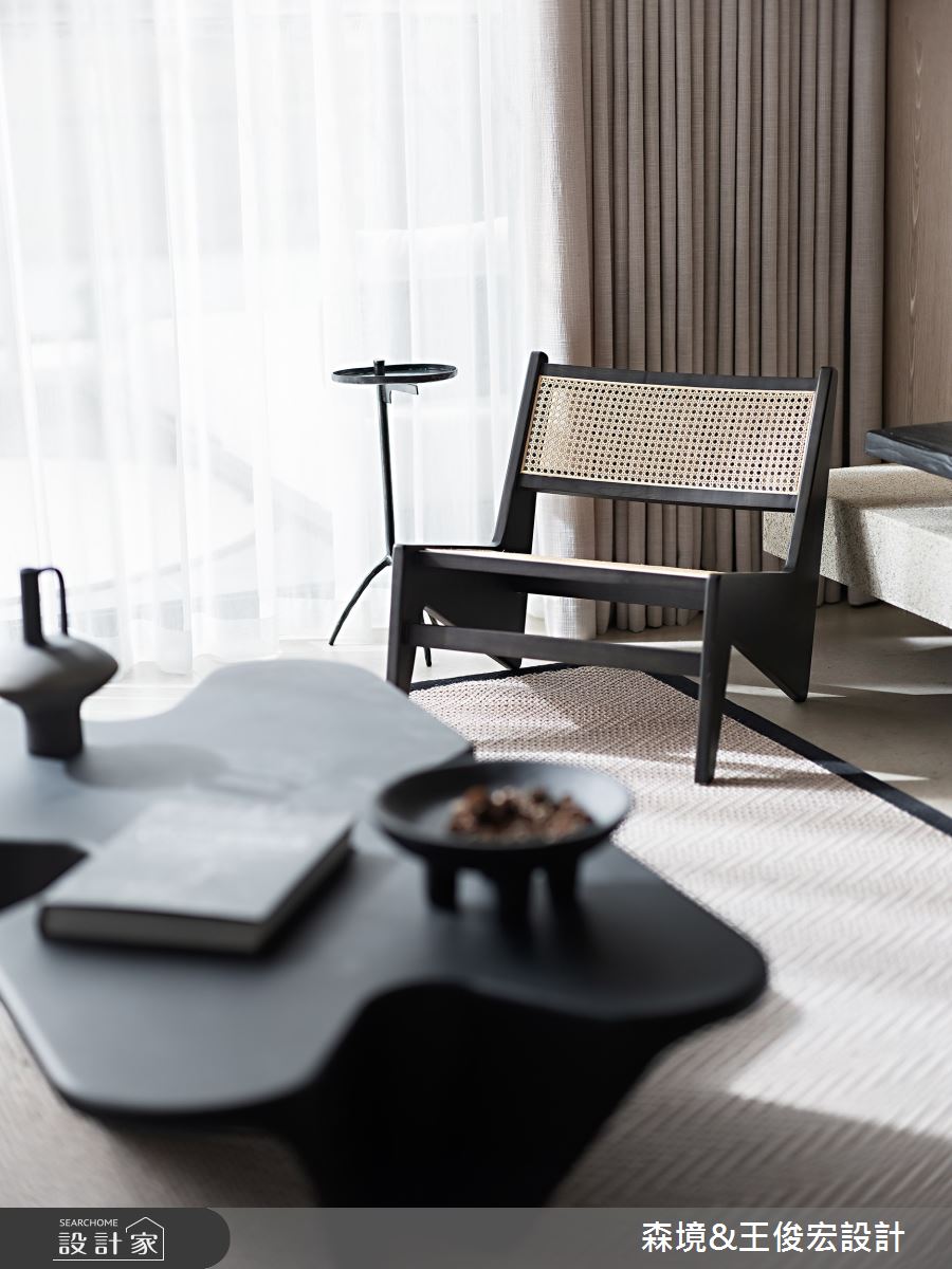 47坪新成屋(5年以下)＿侘寂風客廳案例圖片＿森境設計＿王俊宏_92之7