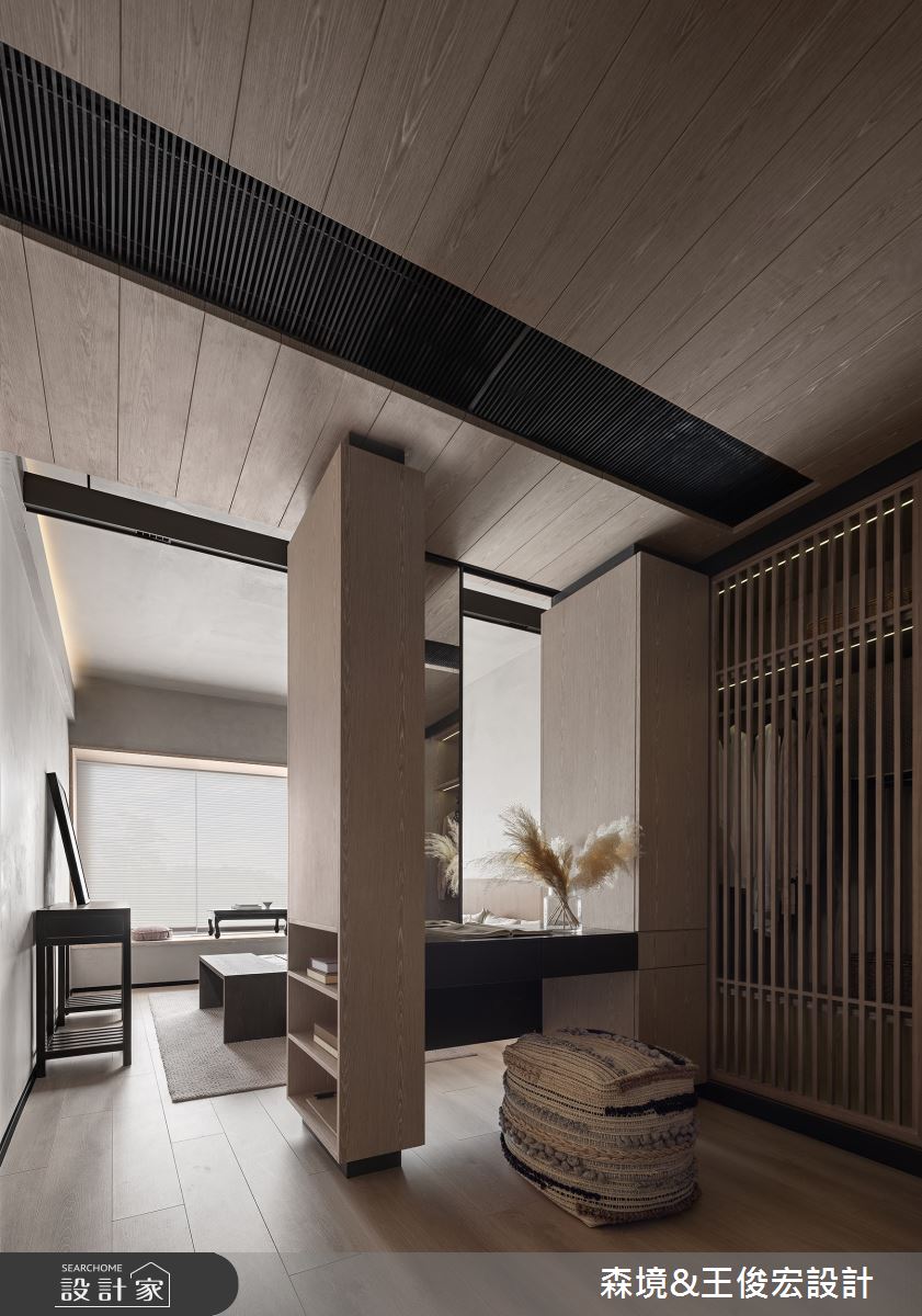 47坪新成屋(5年以下)＿侘寂風臥室更衣間案例圖片＿森境設計＿王俊宏_92之21
