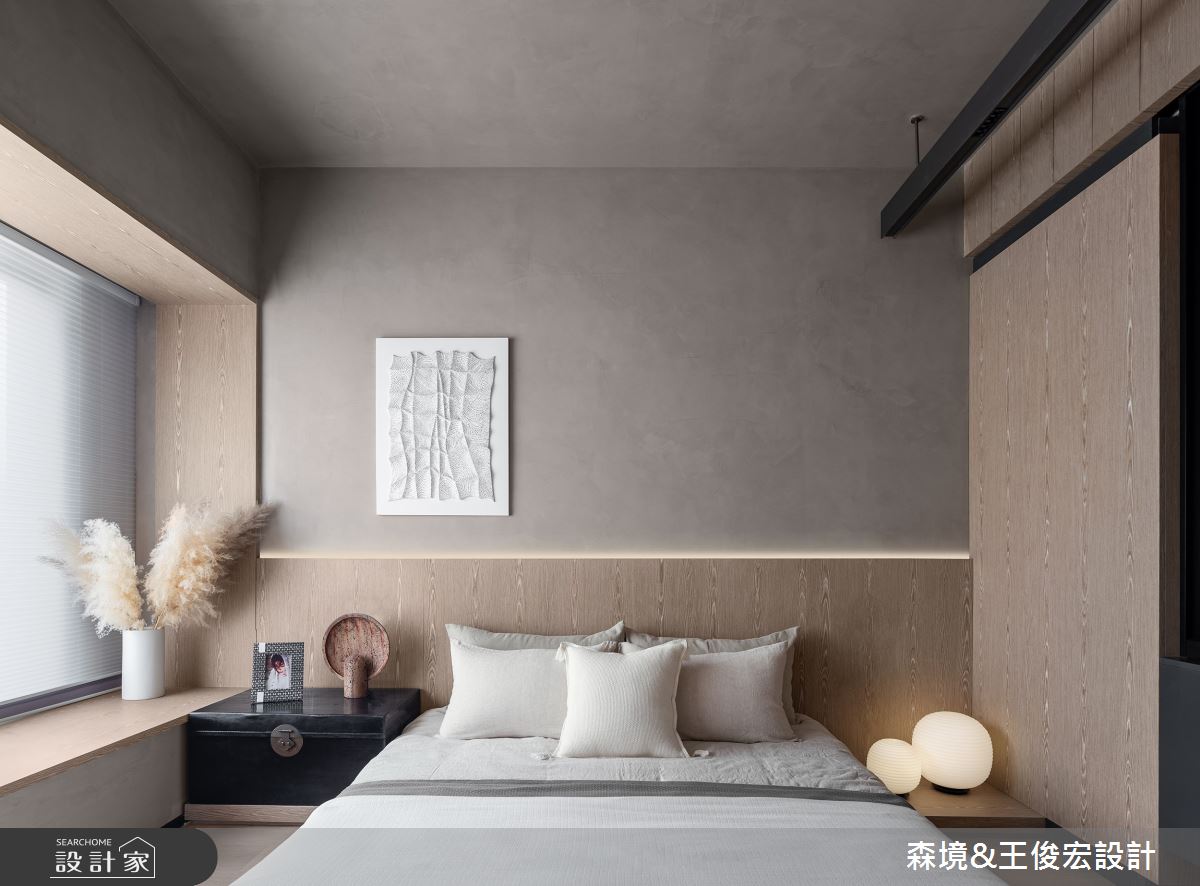 47坪新成屋(5年以下)＿侘寂風臥室案例圖片＿森境設計＿王俊宏_92之23