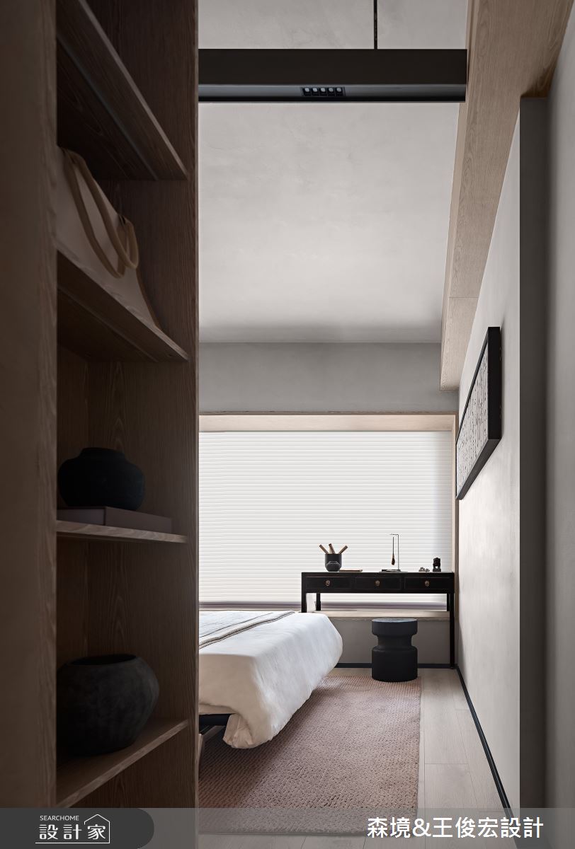 47坪新成屋(5年以下)＿侘寂風臥室案例圖片＿森境設計＿王俊宏_92之27