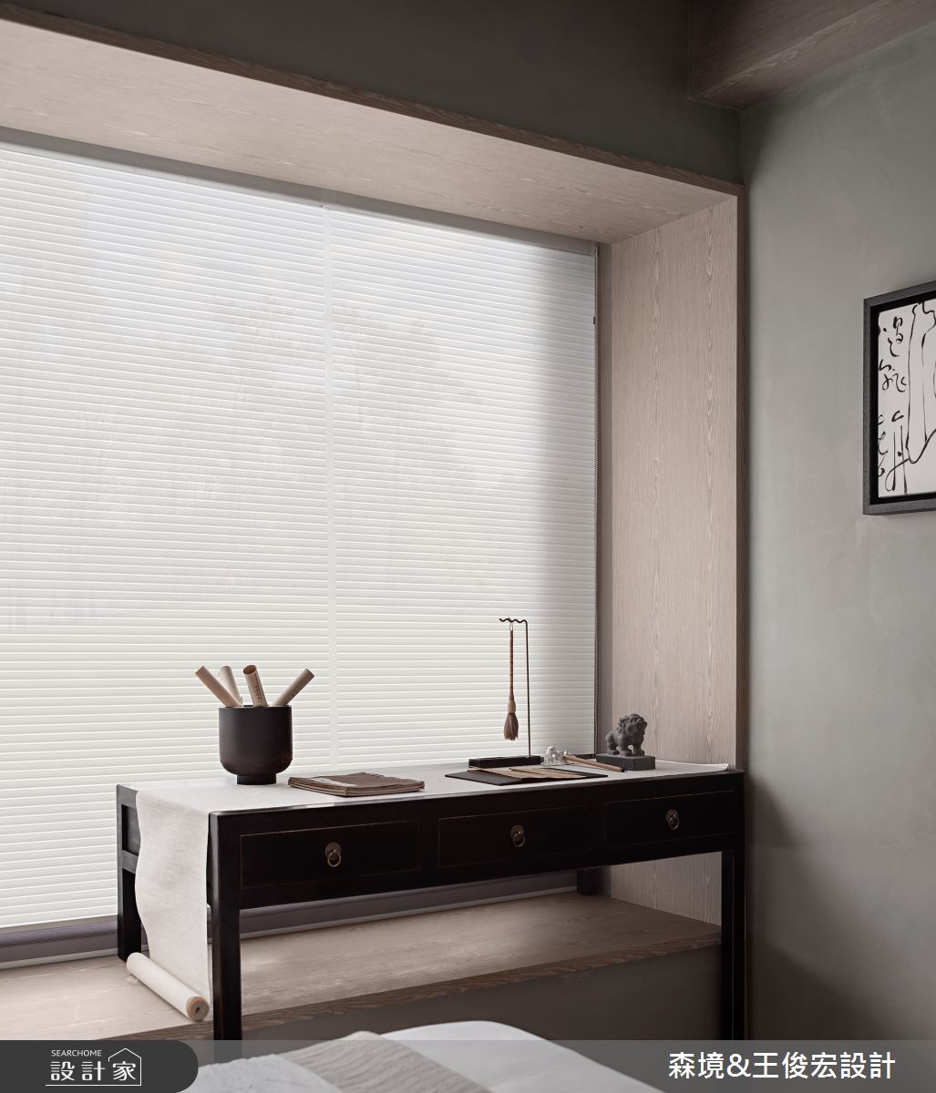 47坪新成屋(5年以下)＿侘寂風臥室臥榻案例圖片＿森境設計＿王俊宏_92之28