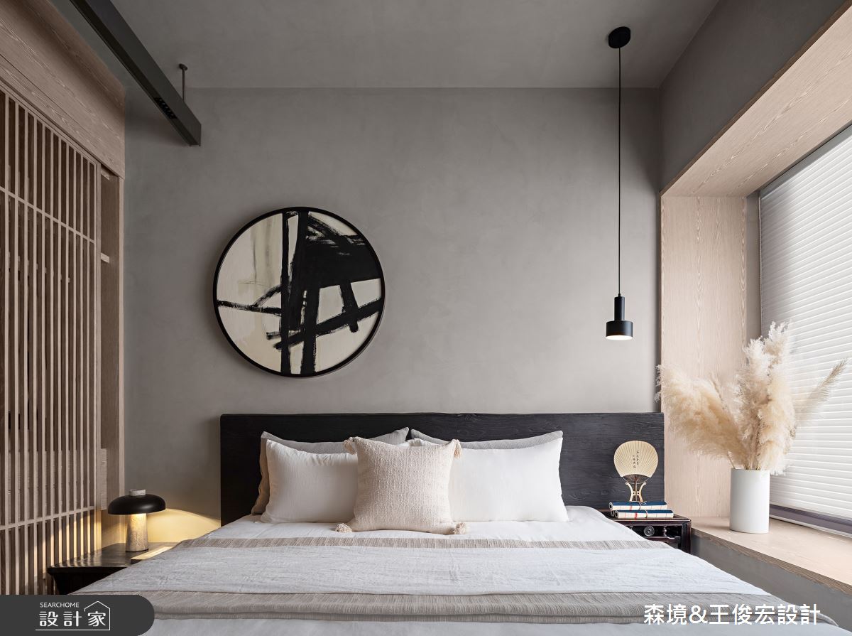 47坪新成屋(5年以下)＿侘寂風臥室案例圖片＿森境設計＿王俊宏_92之29