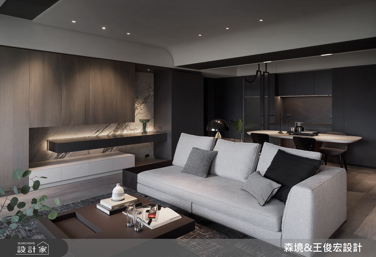 中古屋(5~15年)＿現代風客廳餐廳案例圖片＿森境設計＿王俊宏_94之15