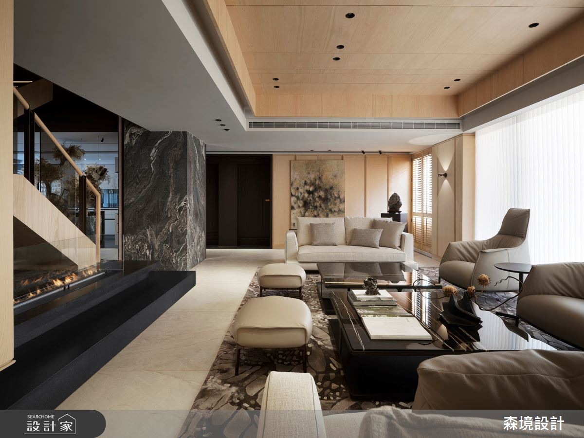 200坪老屋(31~40年)＿日式無印風玄關客廳樓梯案例圖片＿森境設計＿王俊宏_96之1