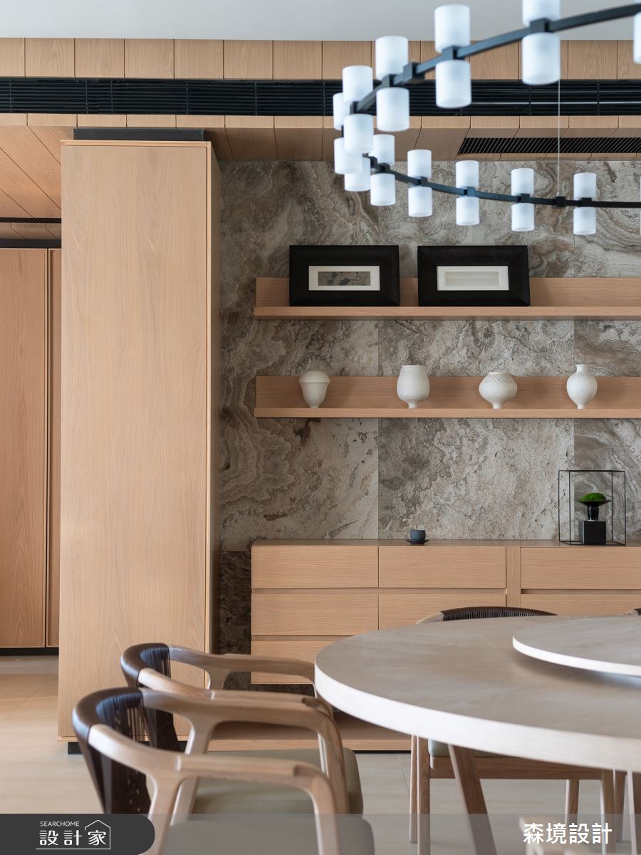 86坪新成屋(5年以下)＿新中式風餐廳案例圖片＿森境設計＿王俊宏_98之11