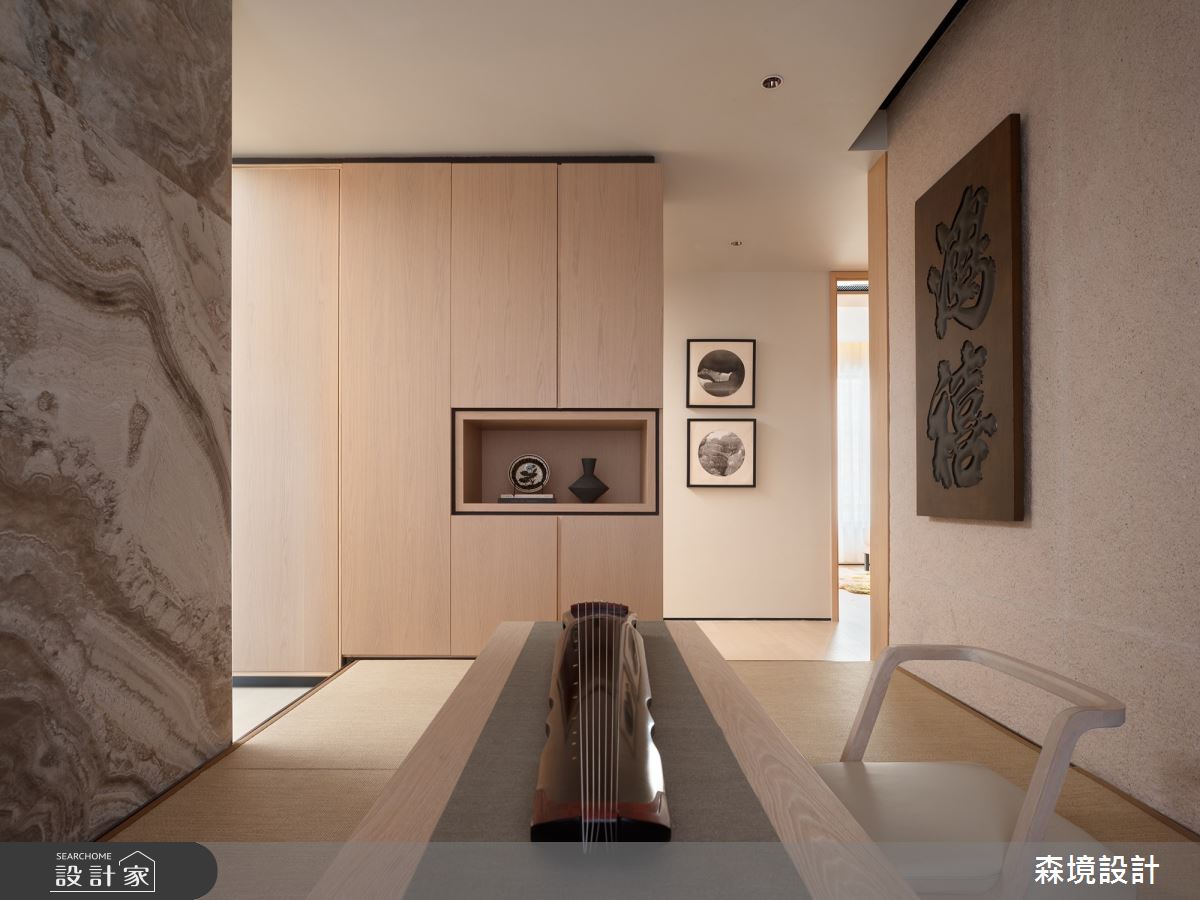 86坪新成屋(5年以下)＿新中式風和室多功能室案例圖片＿森境設計＿王俊宏_98之14