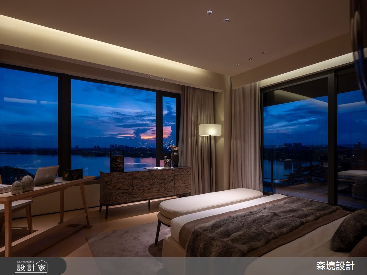 86坪新成屋(5年以下)＿新中式風臥室案例圖片＿森境設計＿王俊宏_98之17
