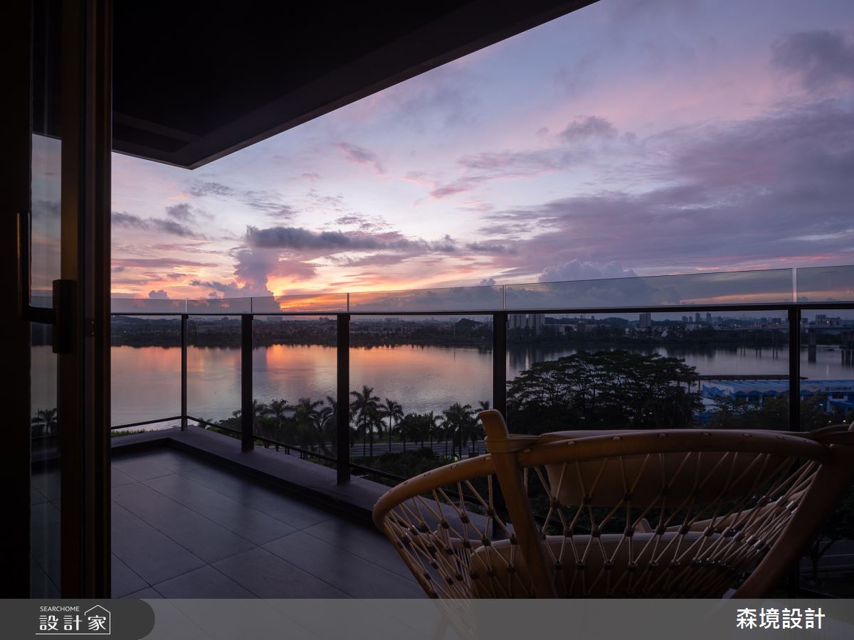 86坪新成屋(5年以下)＿新中式風陽台案例圖片＿森境設計＿王俊宏_98之20