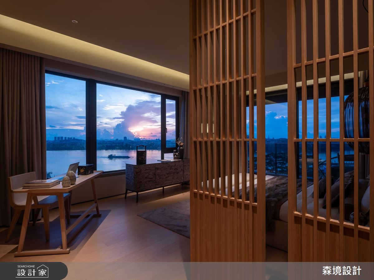 86坪新成屋(5年以下)＿新中式風臥室案例圖片＿森境設計＿王俊宏_98之21