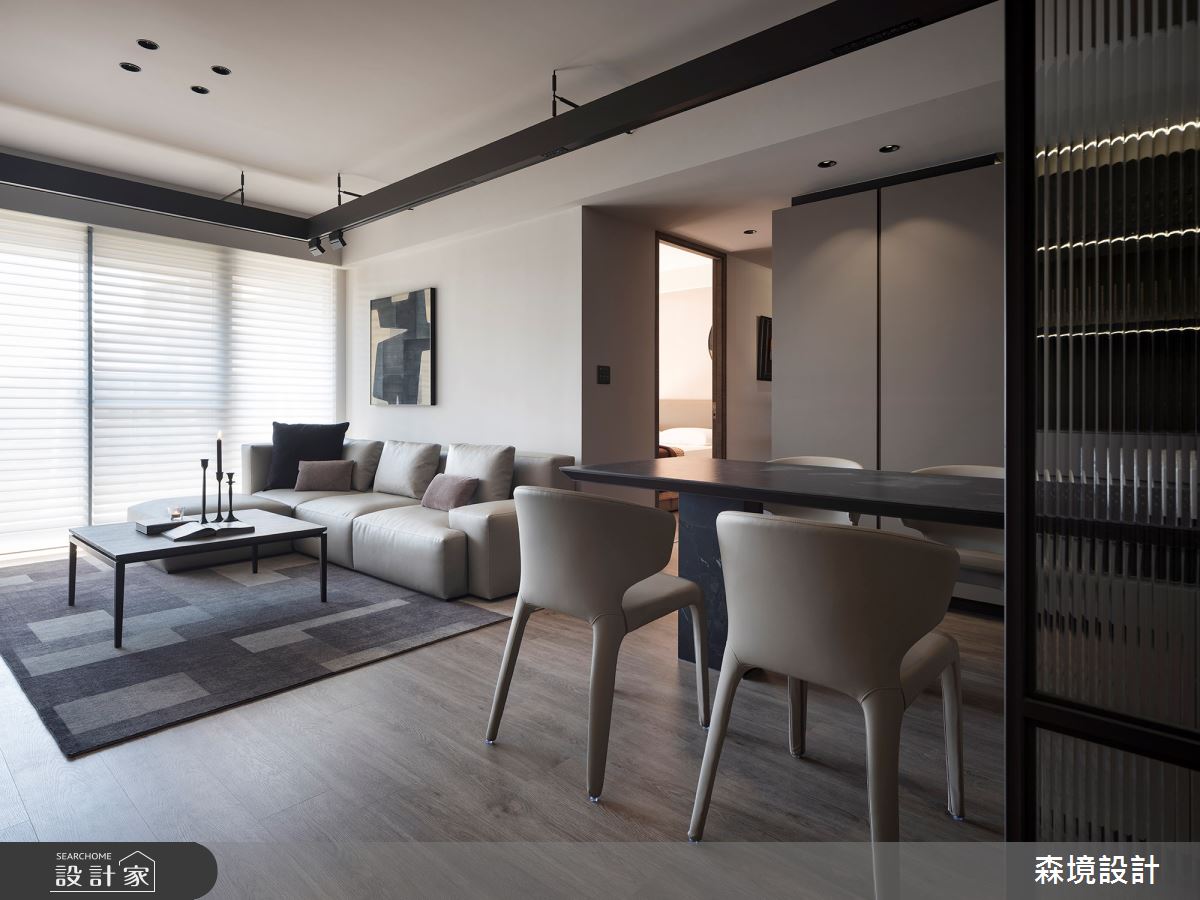 26坪預售屋＿現代風客廳餐廳案例圖片＿森境設計＿王俊宏_99之2