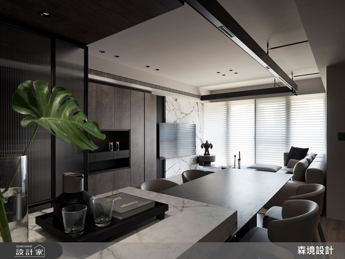 26坪預售屋＿現代風餐廳中島案例圖片＿森境設計＿王俊宏_99之5