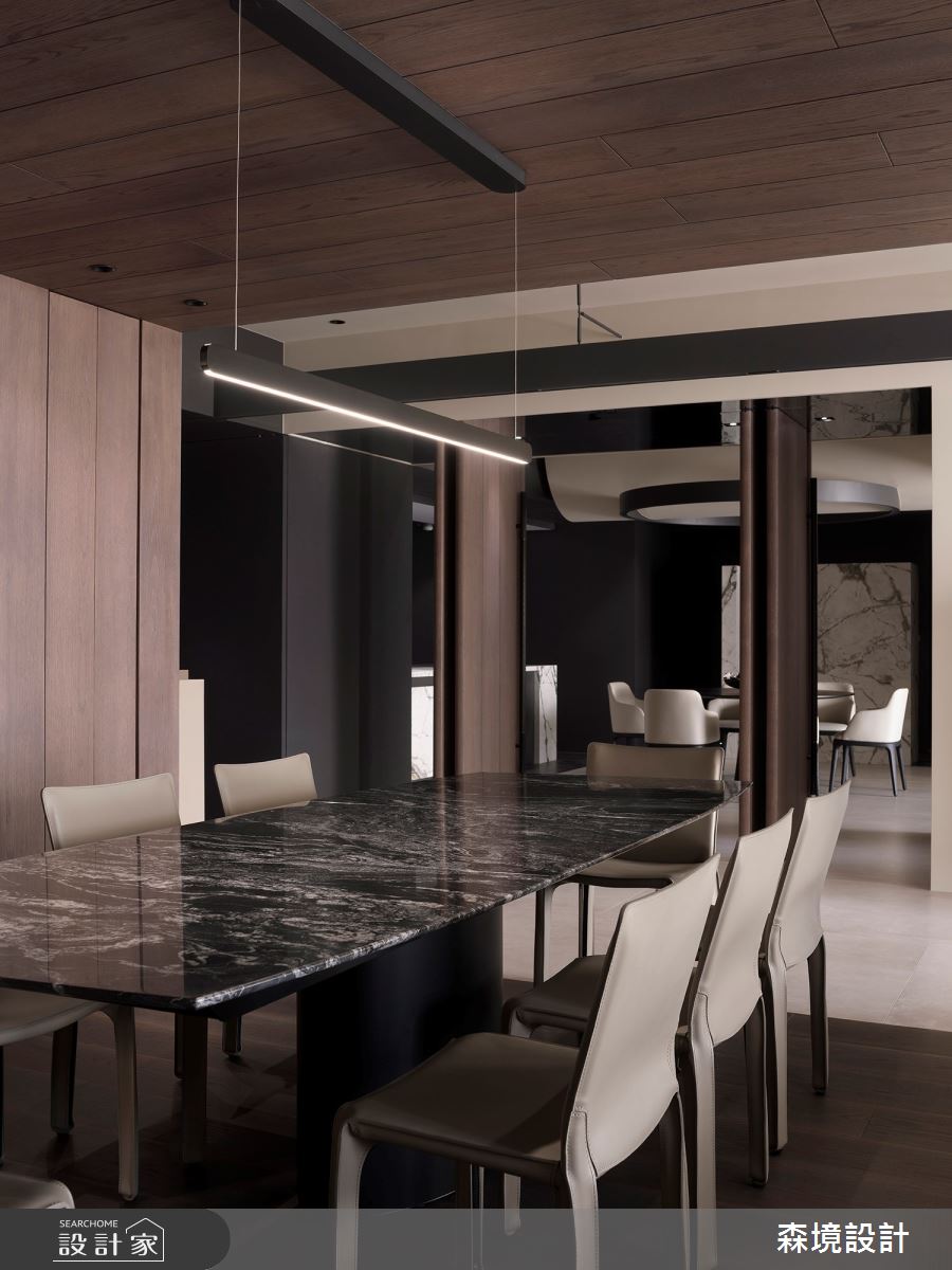 76坪預售屋＿現代風餐廳案例圖片＿森境設計＿王俊宏_100之10