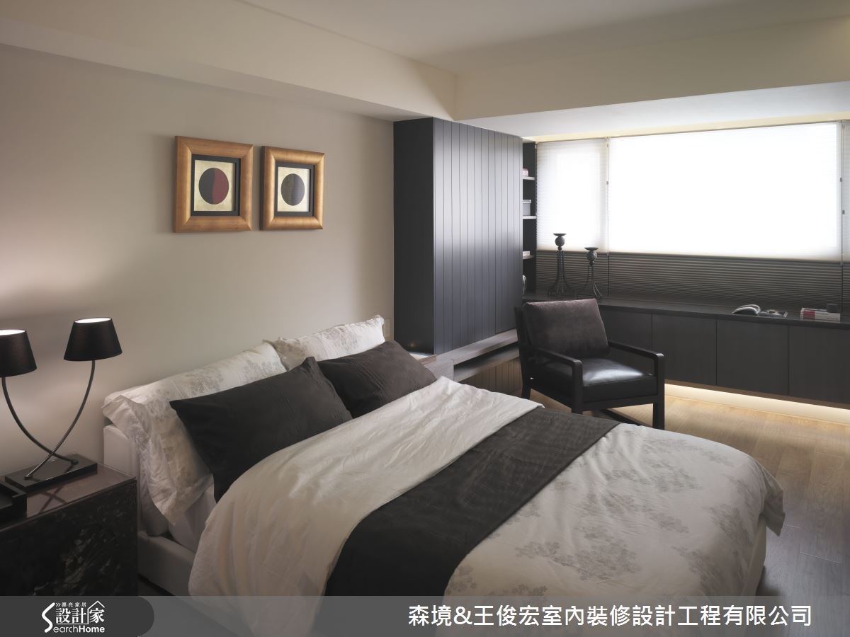 20坪新成屋(5年以下)＿現代風臥室案例圖片＿森境設計＿王俊宏_14之13