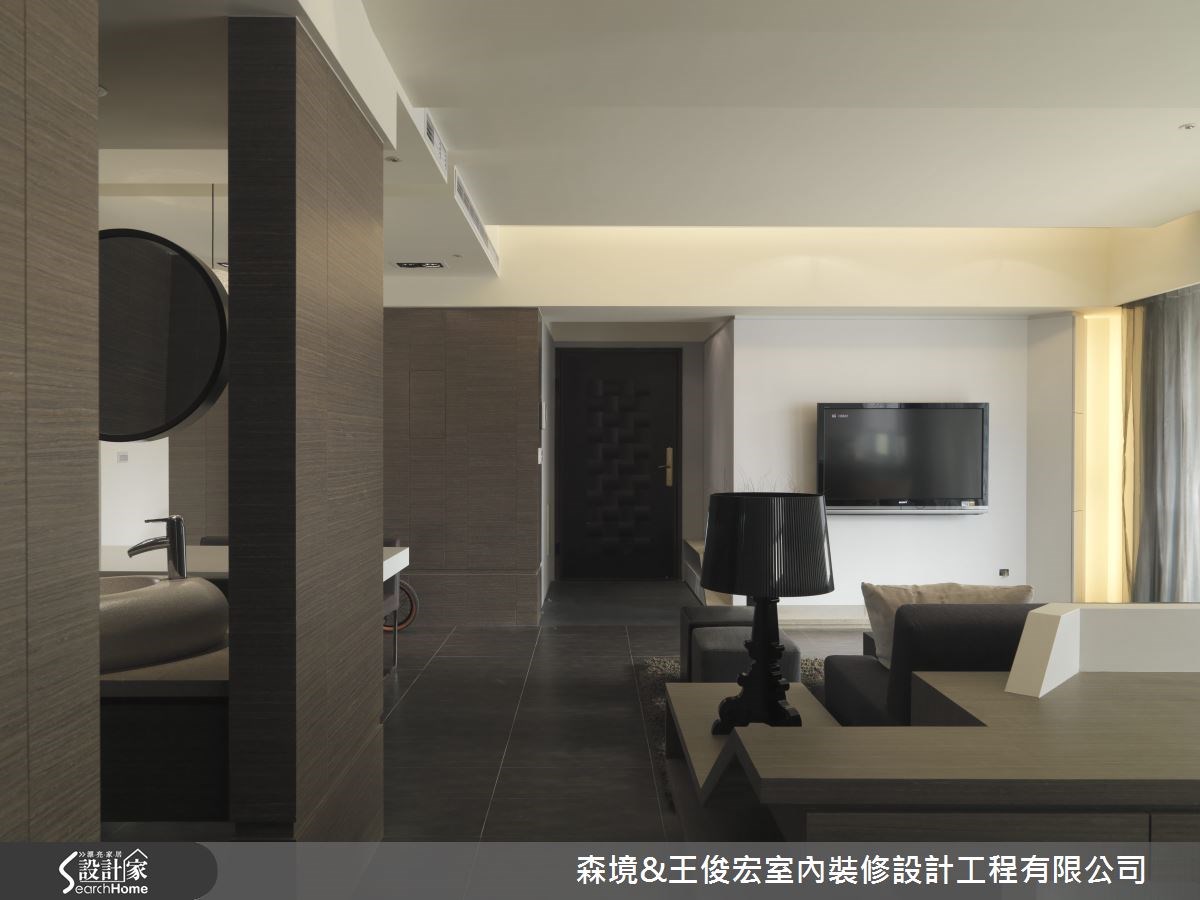 28坪新成屋(5年以下)＿現代風客廳案例圖片＿森境設計＿王俊宏_15之8