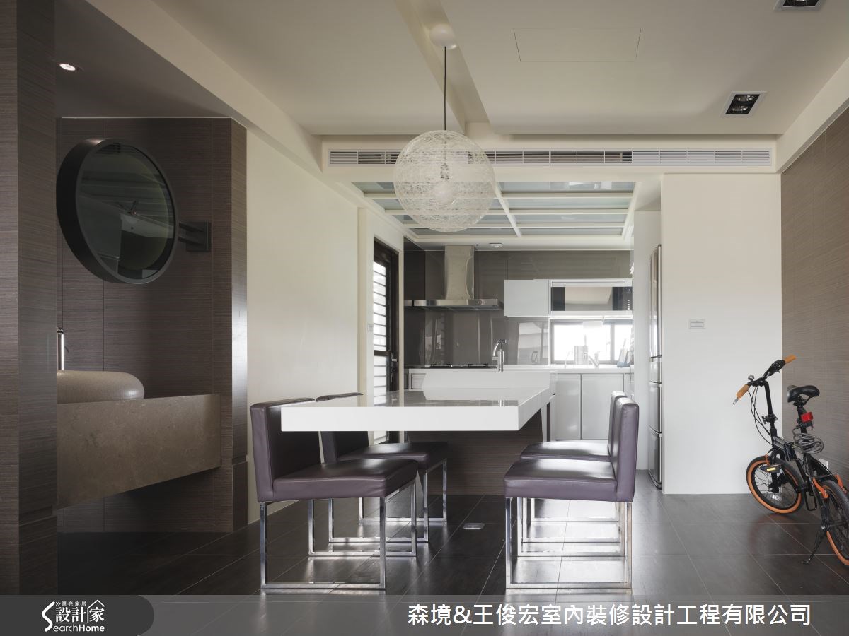 28坪新成屋(5年以下)＿現代風餐廳案例圖片＿森境設計＿王俊宏_15之12
