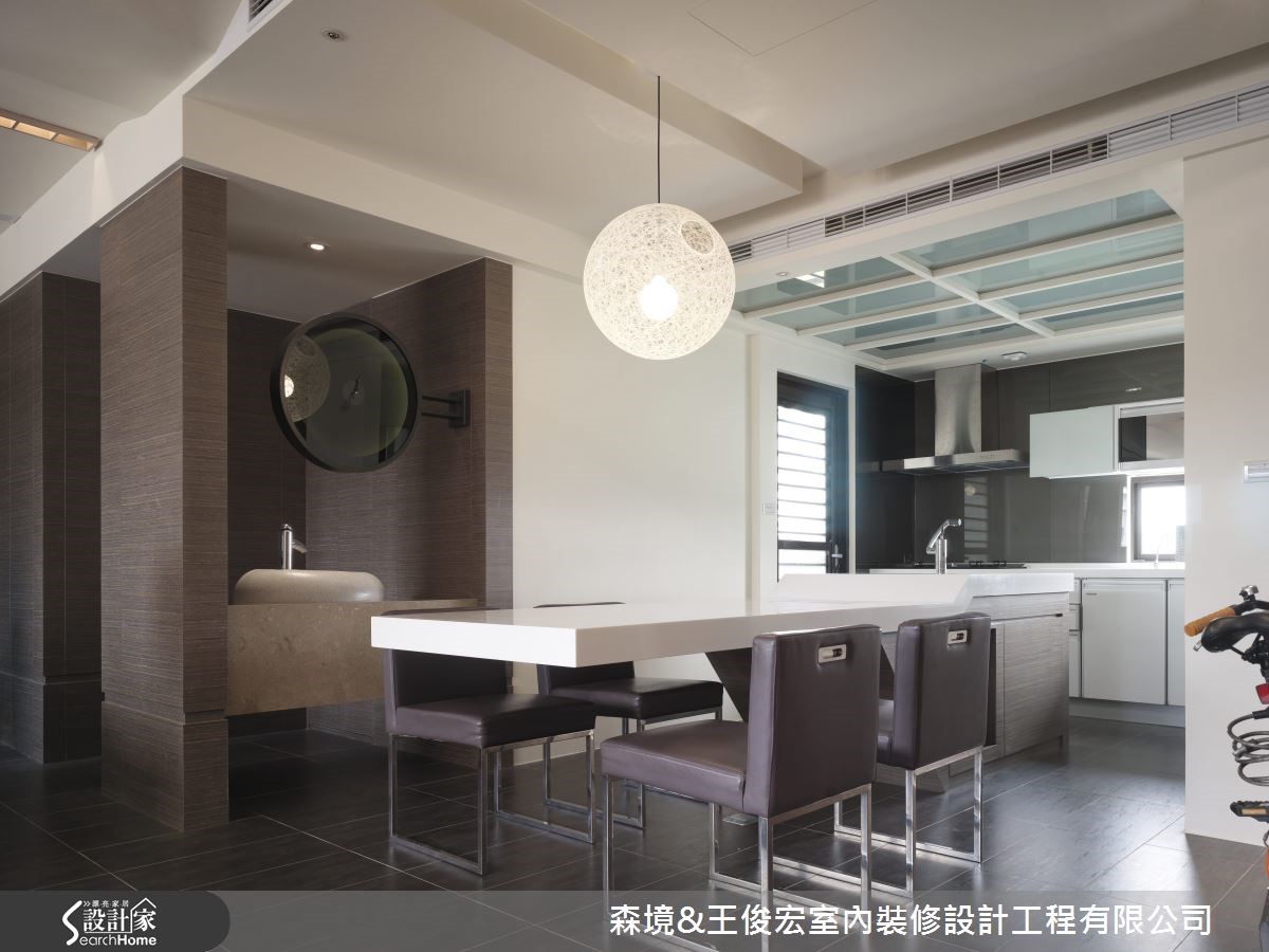 28坪新成屋(5年以下)＿現代風餐廳案例圖片＿森境設計＿王俊宏_15之11