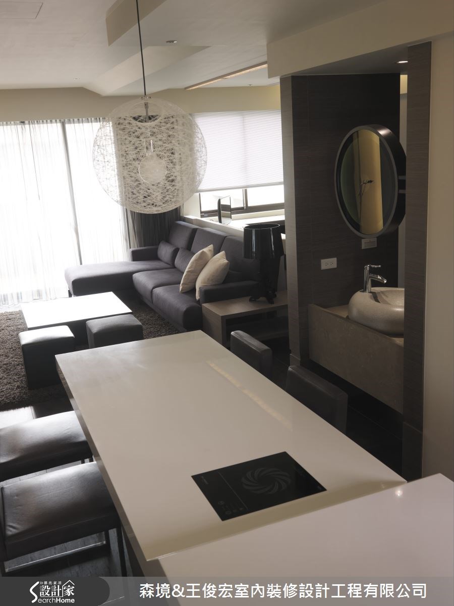 28坪新成屋(5年以下)＿現代風餐廳案例圖片＿森境設計＿王俊宏_15之3