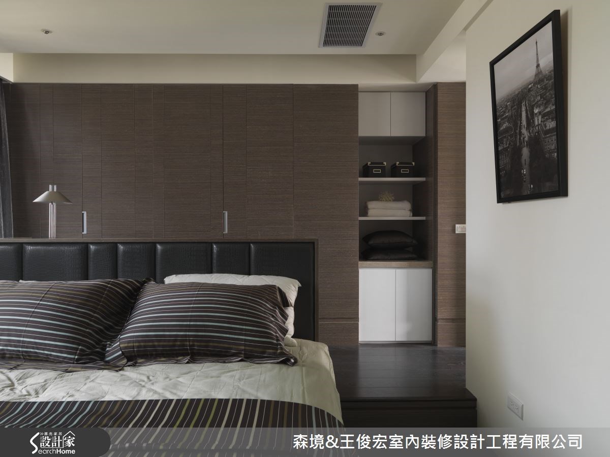 28坪新成屋(5年以下)＿現代風臥室案例圖片＿森境設計＿王俊宏_15之14