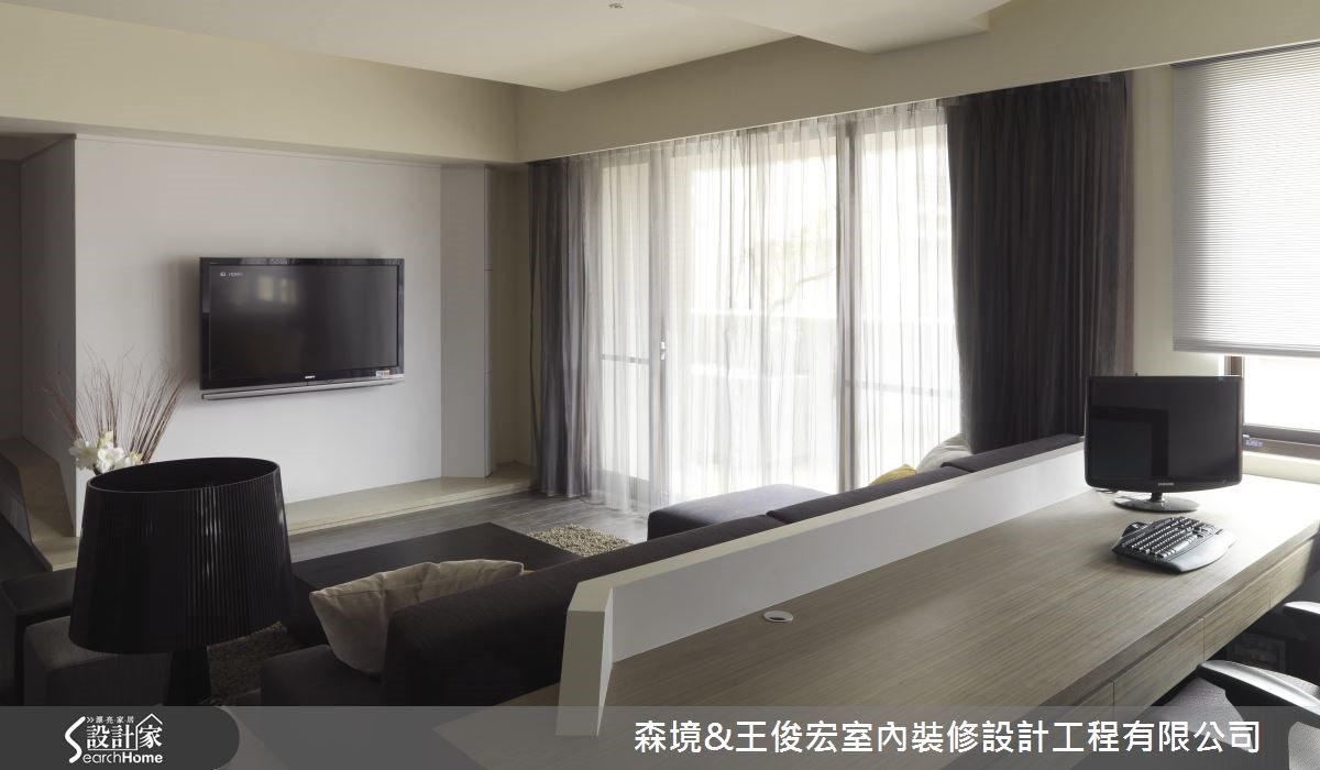 28坪新成屋(5年以下)＿現代風客廳案例圖片＿森境設計＿王俊宏_15之6