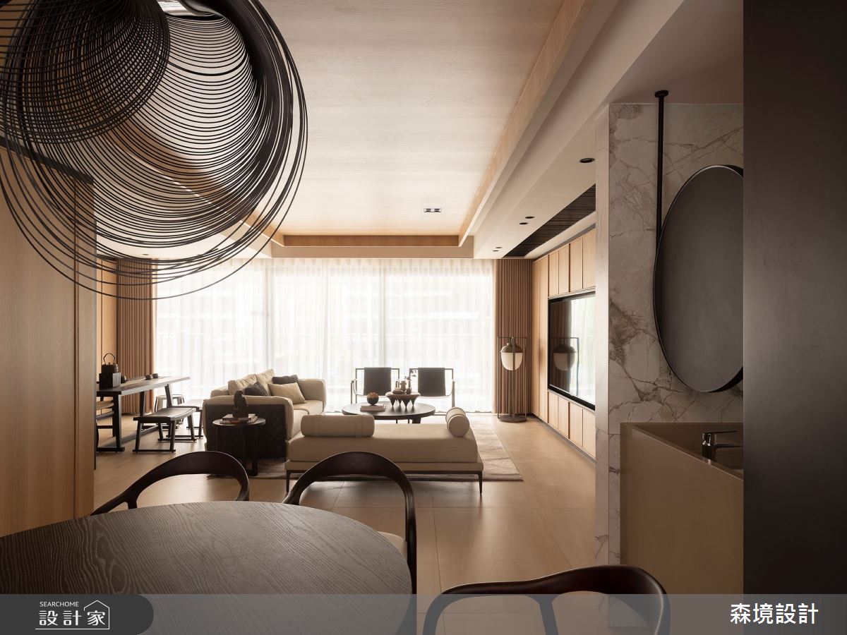 新成屋(5年以下)＿新東方風客廳餐廳案例圖片＿森境設計＿王俊宏_102之10