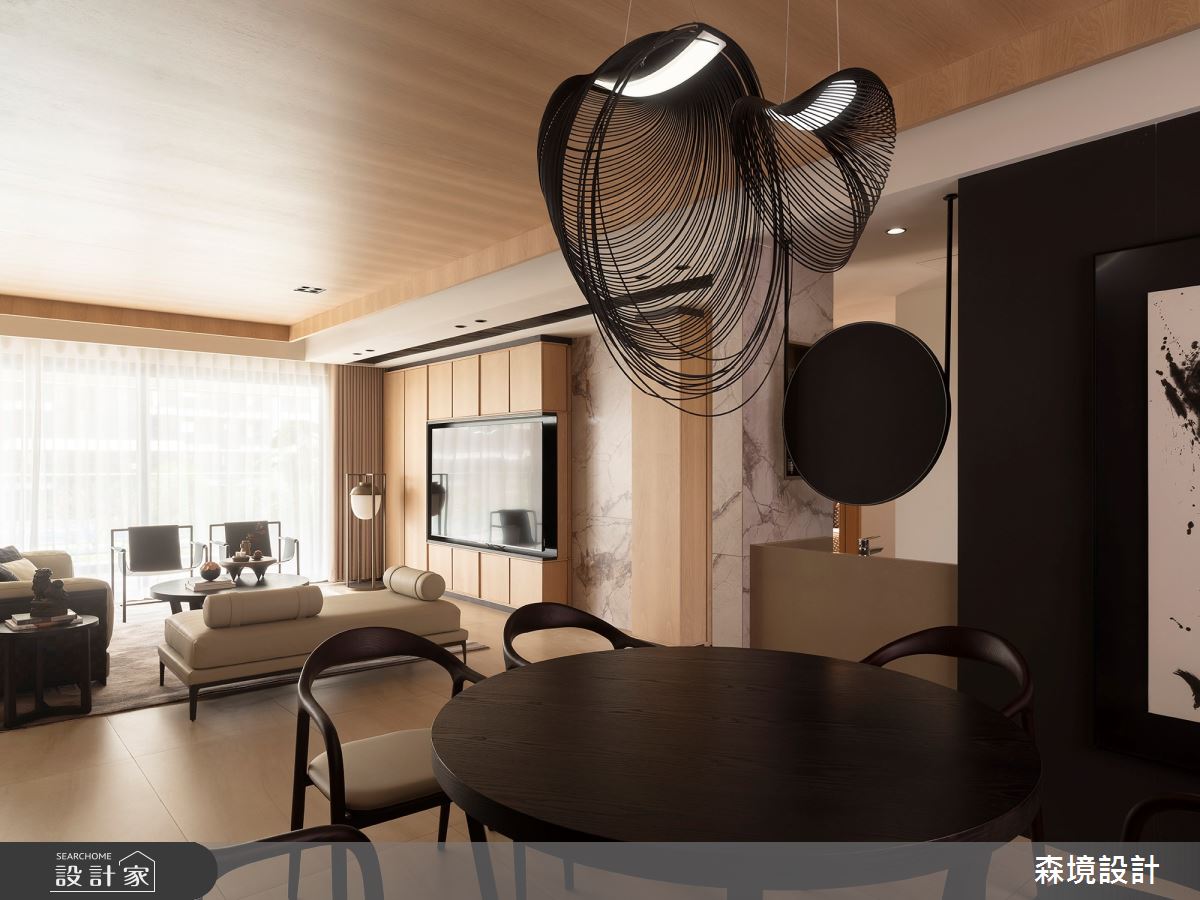 新成屋(5年以下)＿新東方風客廳餐廳案例圖片＿森境設計＿王俊宏_102之11
