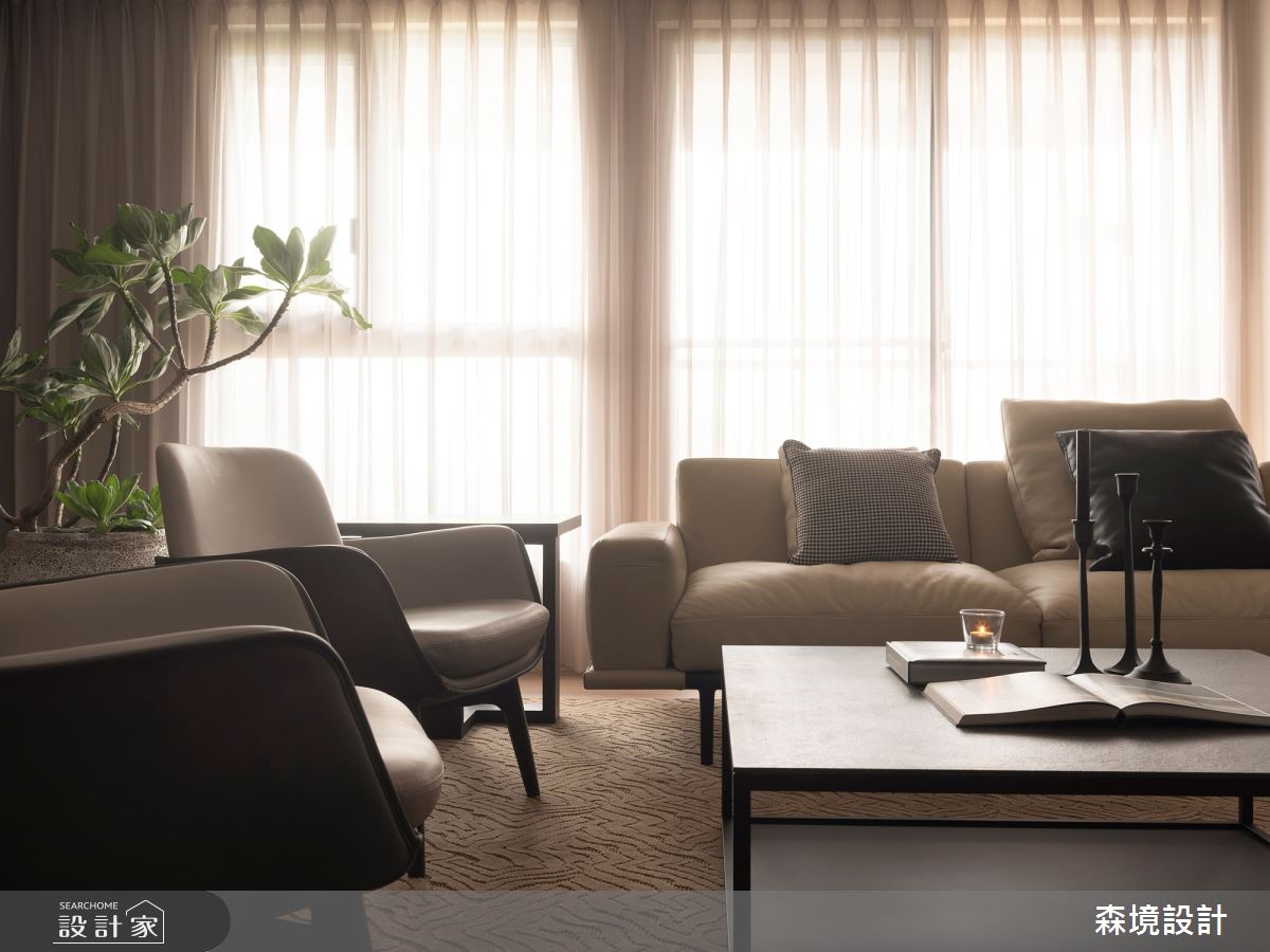 80坪新成屋(5年以下)＿現代風客廳案例圖片＿森境設計＿王俊宏_103之5