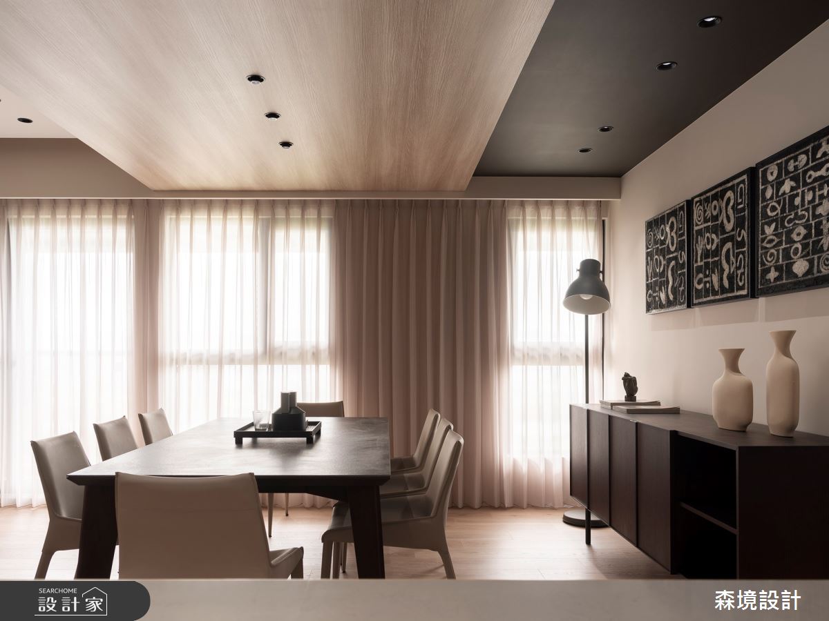 80坪新成屋(5年以下)＿現代風餐廳案例圖片＿森境設計＿王俊宏_103之11