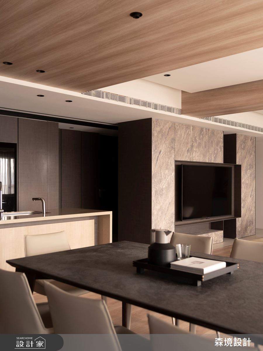 80坪新成屋(5年以下)＿現代風餐廳中島案例圖片＿森境設計＿王俊宏_103之14