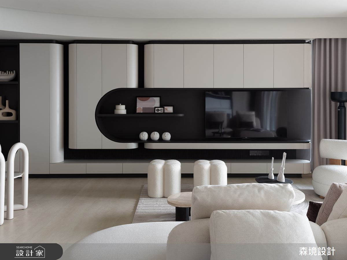55坪新成屋(5年以下)＿現代風客廳案例圖片＿森境設計＿王俊宏_105之2