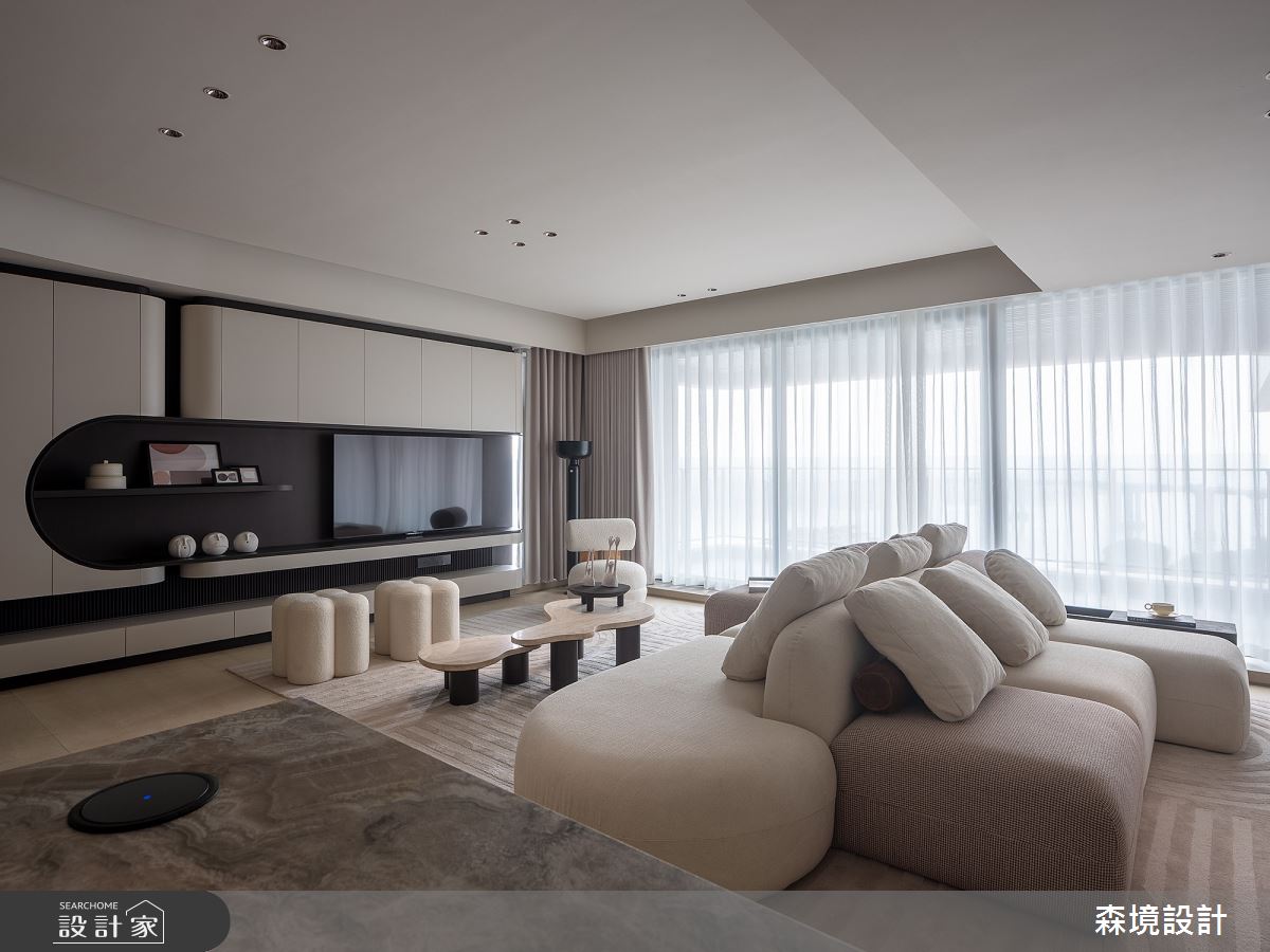 55坪新成屋(5年以下)＿現代風客廳案例圖片＿森境設計＿王俊宏_105之3