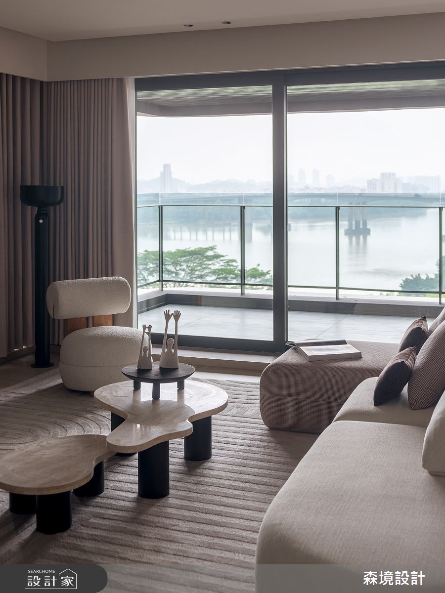 55坪新成屋(5年以下)＿現代風客廳陽台案例圖片＿森境設計＿王俊宏_105之5