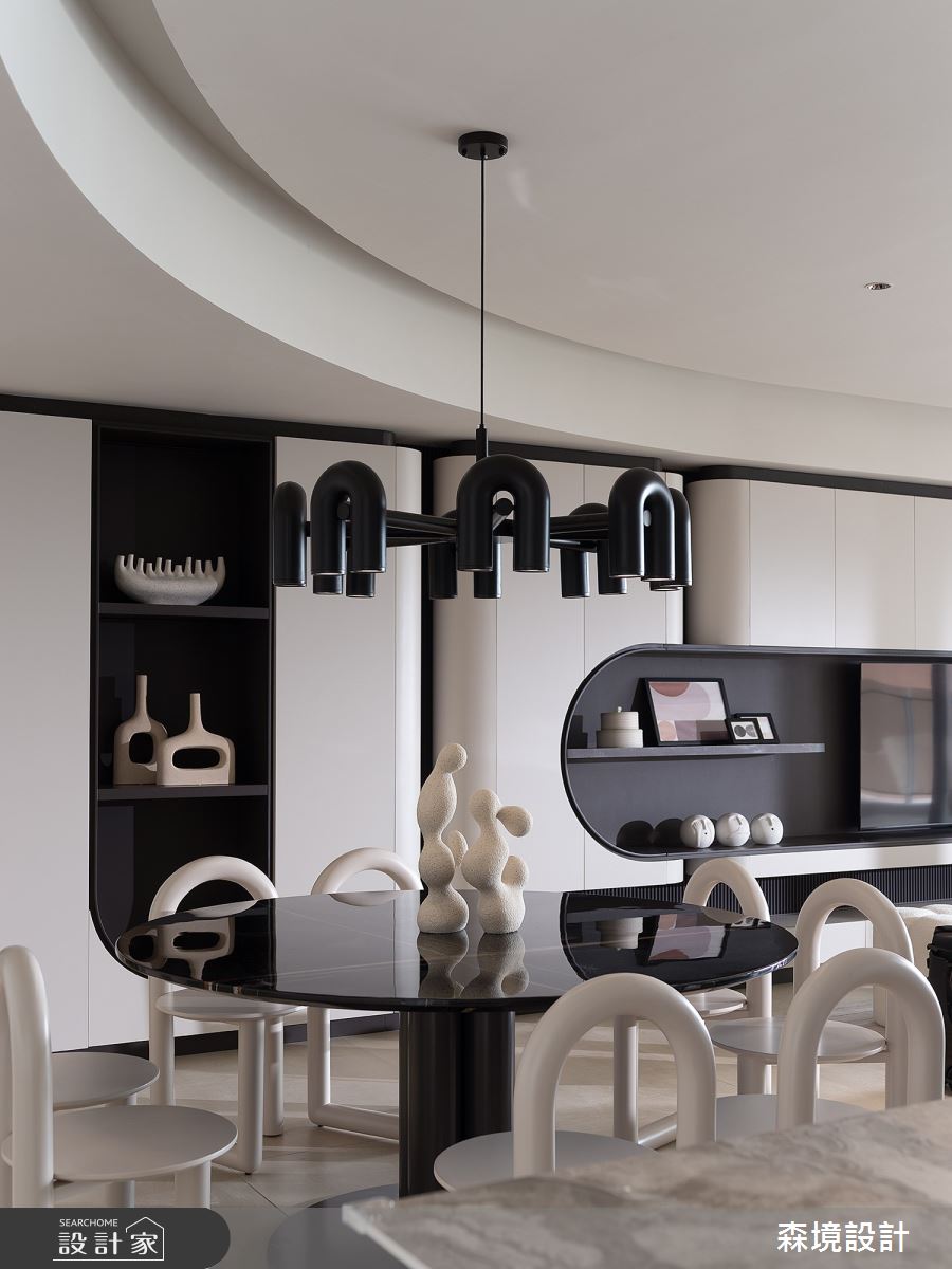 55坪新成屋(5年以下)＿現代風餐廳案例圖片＿森境設計＿王俊宏_105之9