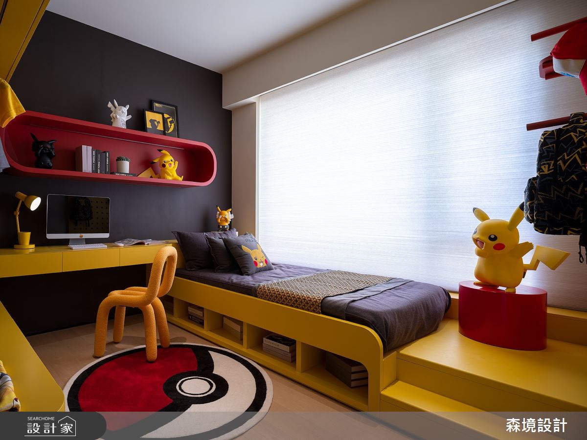 55坪新成屋(5年以下)＿現代風臥室兒童房兒童房案例圖片＿森境設計＿王俊宏_105之15