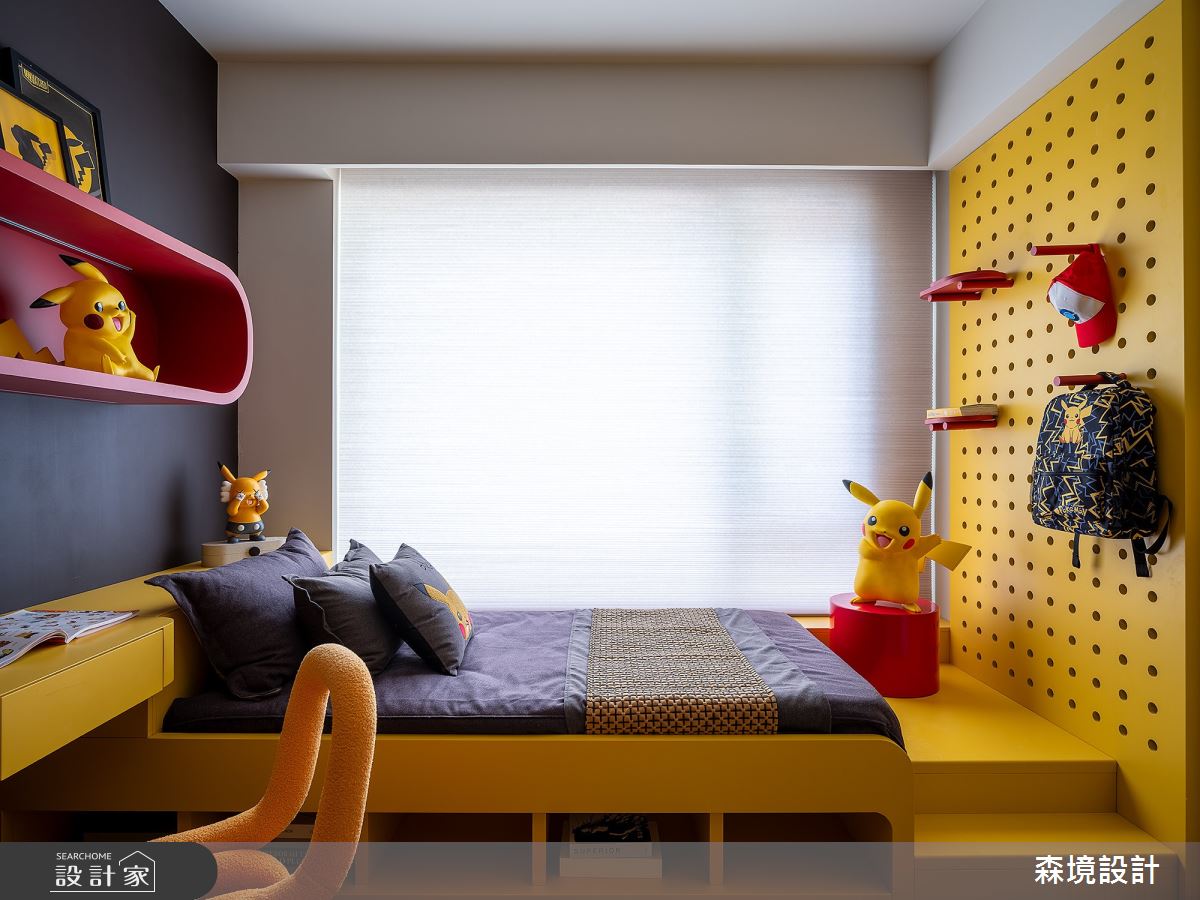 55坪新成屋(5年以下)＿現代風臥室兒童房兒童房案例圖片＿森境設計＿王俊宏_105之16