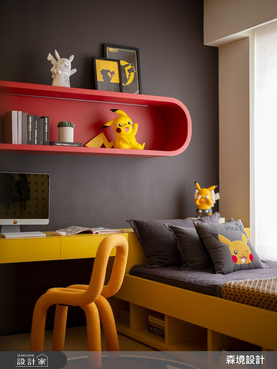 55坪新成屋(5年以下)＿現代風臥室兒童房兒童房案例圖片＿森境設計＿王俊宏_105之17