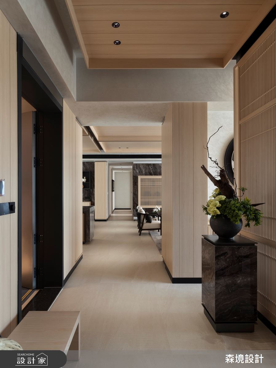 63坪新成屋(5年以下)＿現代風玄關走廊案例圖片＿森境設計＿王俊宏_106之6