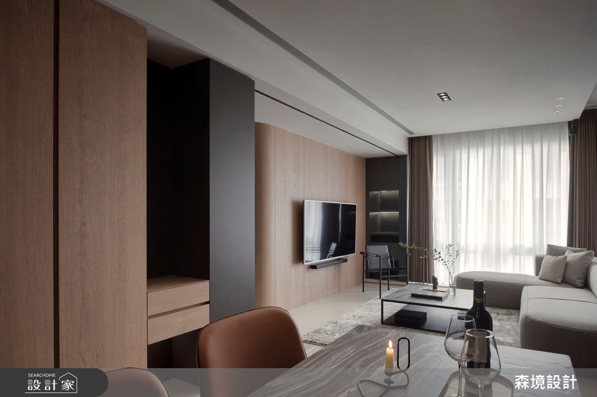 22坪新成屋(5年以下)＿現代風客廳餐廳案例圖片＿森境設計＿王俊宏_107之2