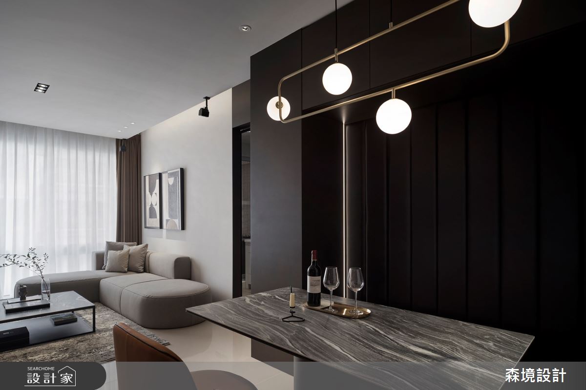 22坪新成屋(5年以下)＿現代風客廳餐廳案例圖片＿森境設計＿王俊宏_107之3