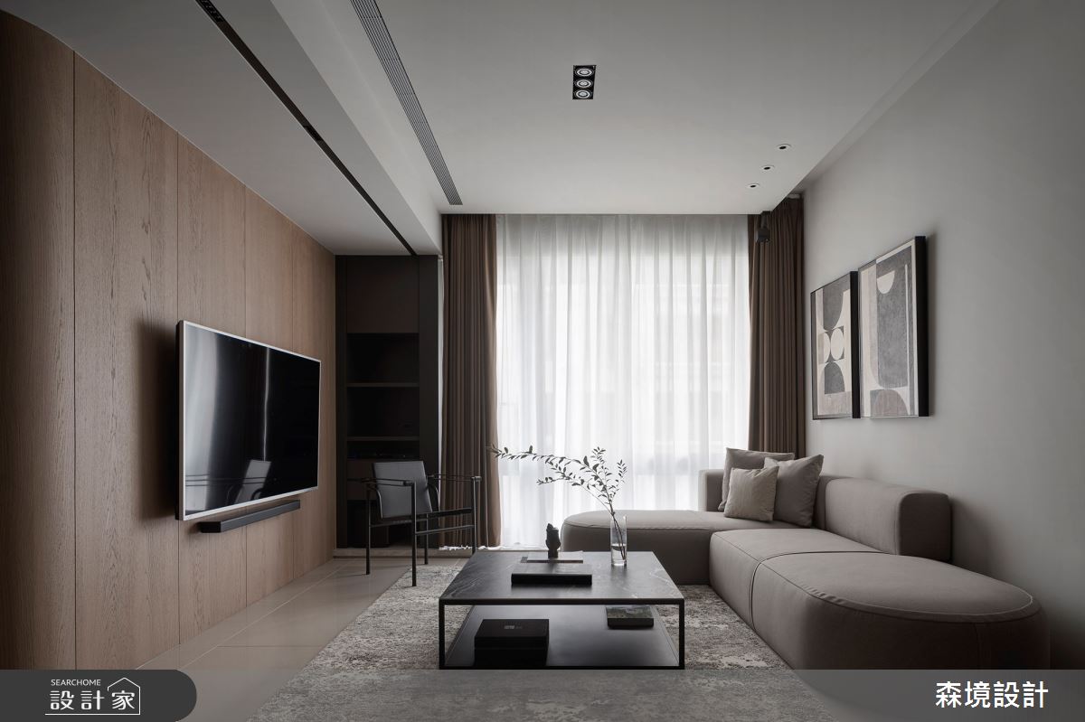 22坪新成屋(5年以下)＿現代風客廳案例圖片＿森境設計＿王俊宏_107之5