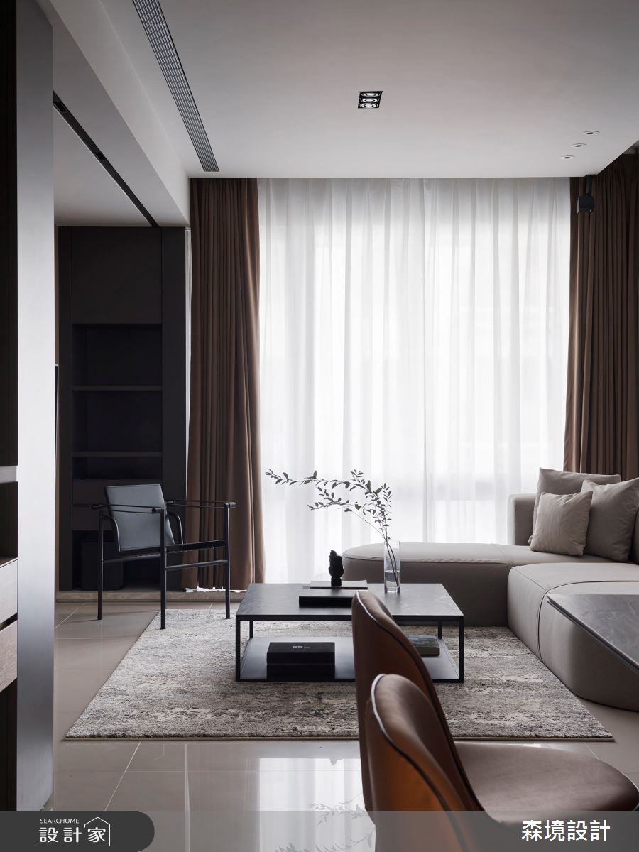 22坪新成屋(5年以下)＿現代風客廳案例圖片＿森境設計＿王俊宏_107之11