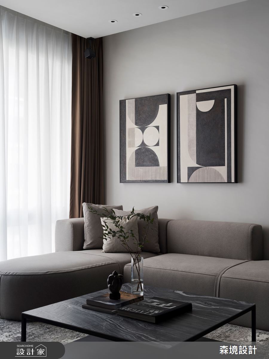22坪新成屋(5年以下)＿現代風客廳案例圖片＿森境設計＿王俊宏_107之14