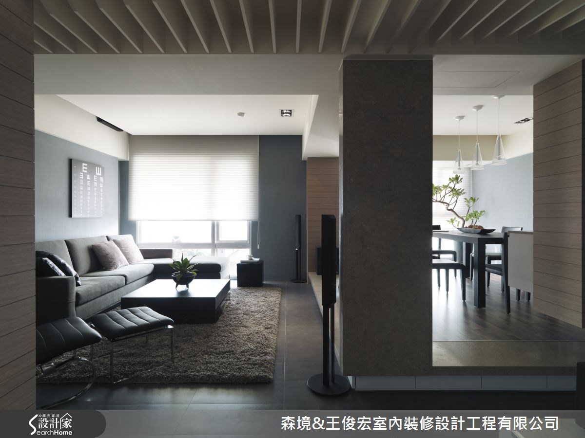 60坪新成屋(5年以下)＿現代風客廳案例圖片＿森境設計＿王俊宏_16之4