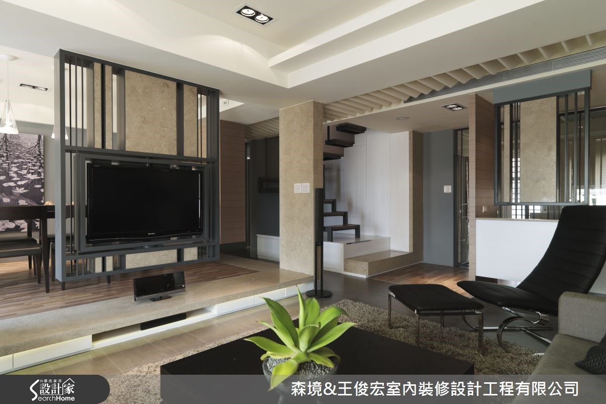 60坪新成屋(5年以下)＿現代風客廳案例圖片＿森境設計＿王俊宏_16之3