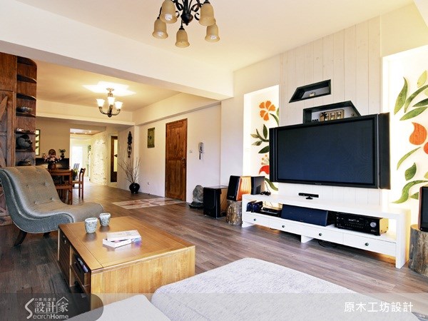 60坪老屋(16~30年)＿療癒風客廳案例圖片＿原木工坊&客製化．手工實木傢具＿原木工坊_05之2
