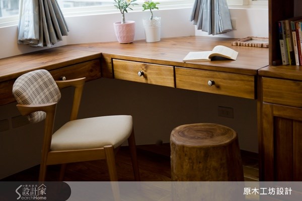 老屋(16~30年)＿鄉村風書房案例圖片＿原木工坊&客製化．手工實木傢具＿原木工坊_09之16