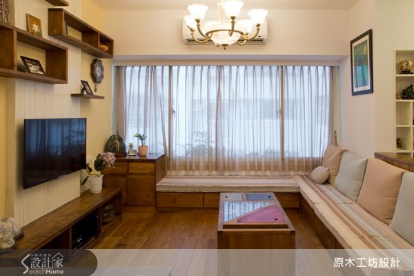 老屋(16~30年)＿鄉村風客廳案例圖片＿原木工坊&客製化．手工實木傢具＿原木工坊_09之7